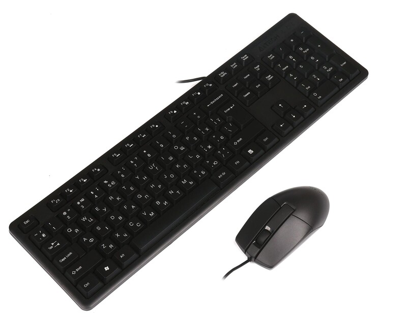 Комплект (клавіатура, миша) A4-Tech KK-3330 Black USB