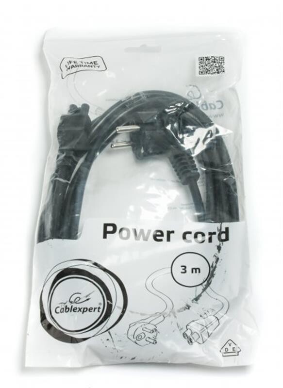 Кабель силовой Cablexpert PC-186-ML12-3M (для ноутбука ) 3 м