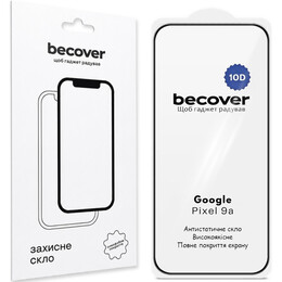 Захисне скло BeCover для Google Pixel 9a 10D Black (715715)