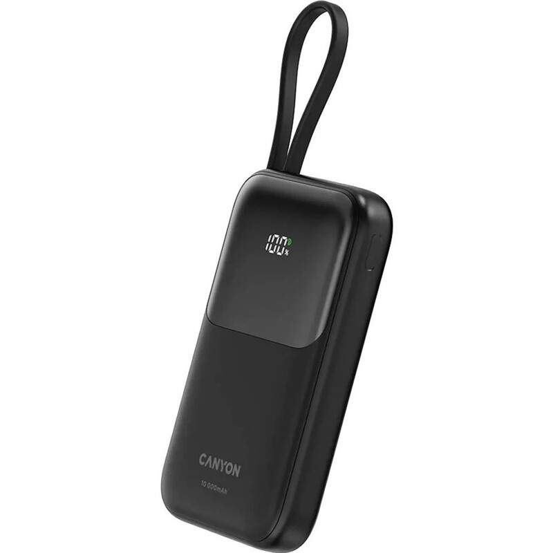 Універсальна мобільна батарея Canyon OnPower 101 10000mAh Black (CNS-CPB101BK)