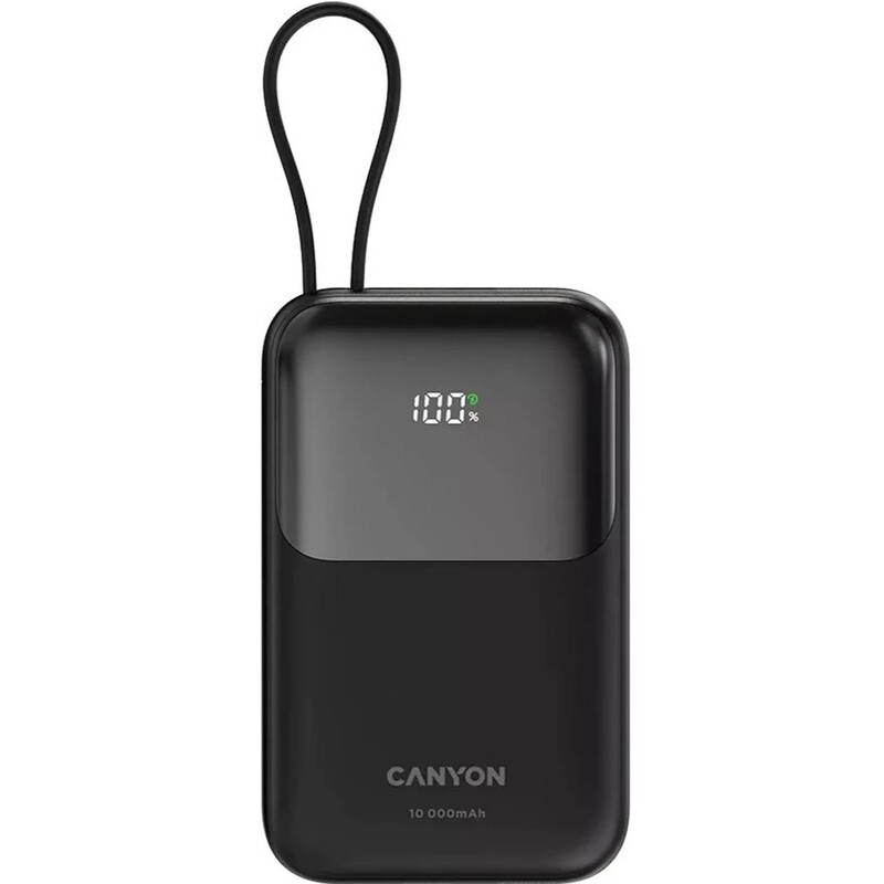Універсальна мобільна батарея Canyon OnPower 101 10000mAh Black (CNS-CPB101BK)