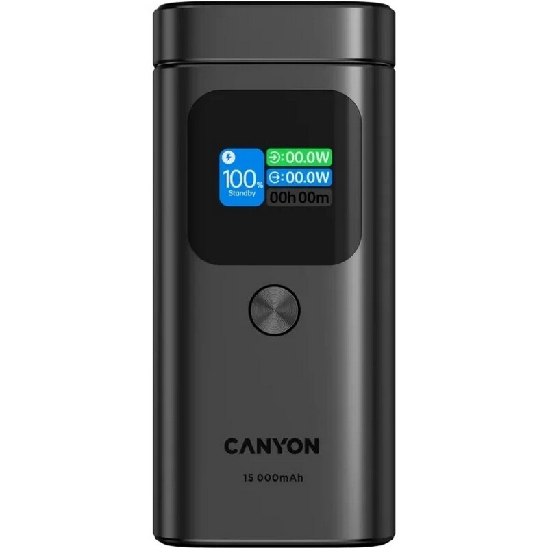 Універсальна мобільна батарея Canyon OnPower 150 Magnetic 15000mAh Dark Grey (CNS-CPB150DG)