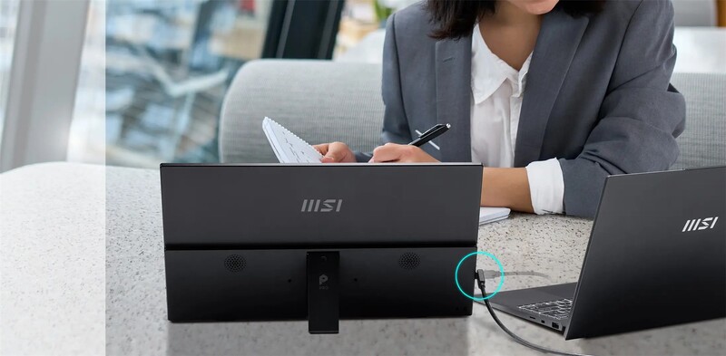Монітор портативний MSI 15.6" Pro MP165 E6 IPS Black