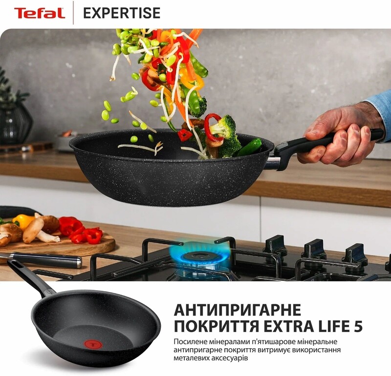 Сковорода WOK Tefal Expertise 28 см (G3211902)