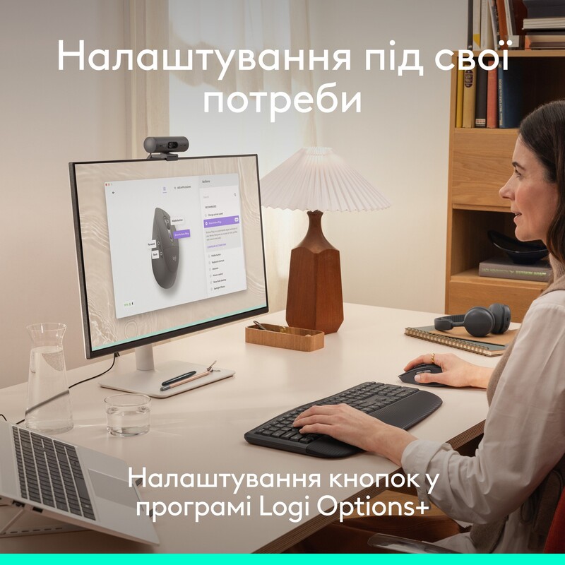 Мышь беспроводная Logitech Signature Comfort Plus M850 L Graphite (910-007715)