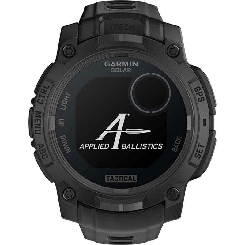 Смарт-годинник Garmin Instinct 3 45mm Tactical Solar Black with Black Silicone Band (010-02934-50)