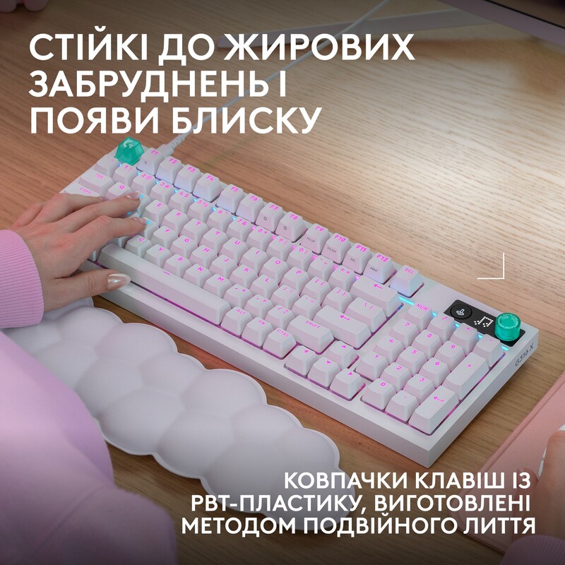 Клавiатура Logitech G316 X 98 White (920-014231)