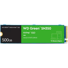 Накопитель SSD 500GB WD Green SN350 M.2 2280 PCIe 3.0 x4 3D TLC (WDS500G2G0C)