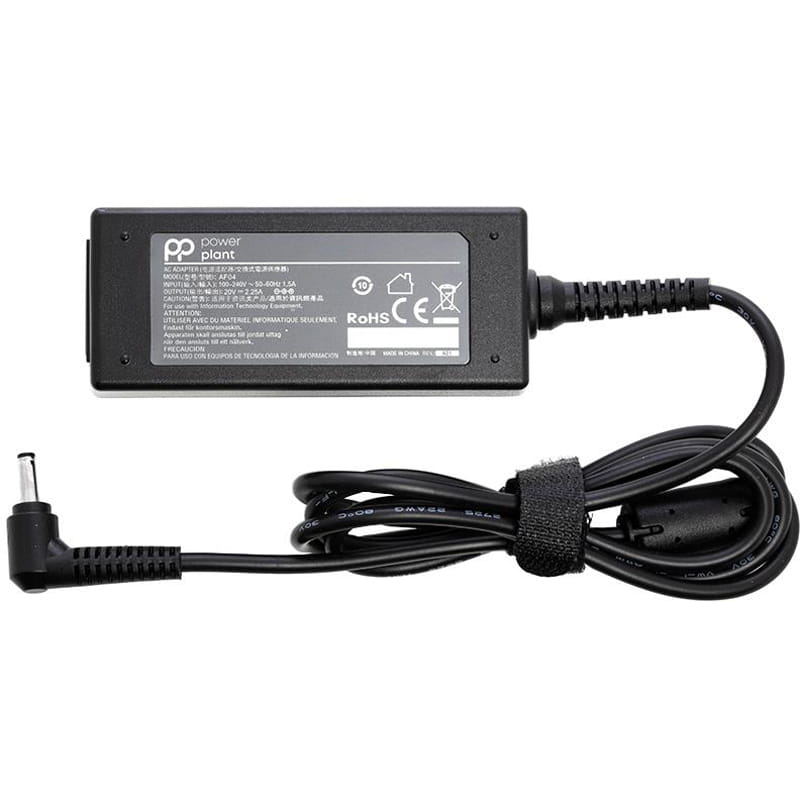 Блок живлення PowerPlant для ноутбука Lenovo 220V, 20V 45W 2.25A, 4.0х1.35мм (IB45H4014)