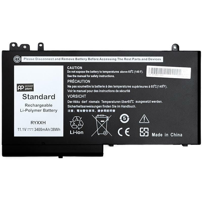 АКБ PowerPlant для ноутбука Dell Latitude 12 5000 (RYXXH) 11.1V 38Wh (NB441105)