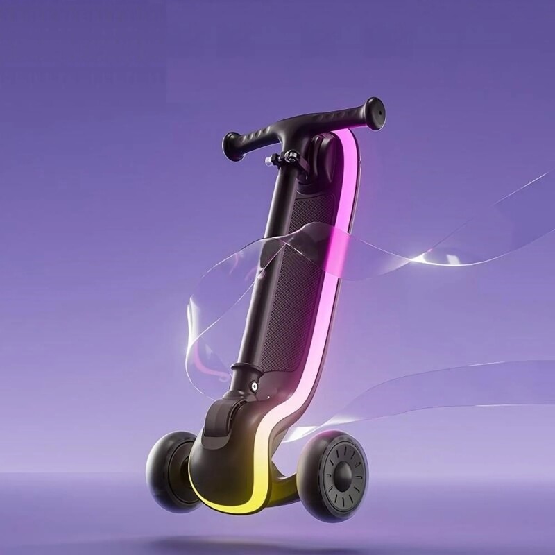 Самокат Kidilo LED Lights Black (001012782960)