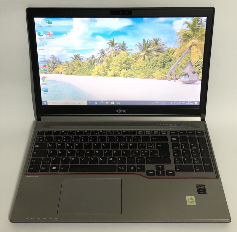 Ноутбук Fujitsu Lifebook E754 / 15.6" (1366х768) / i5-4210M / 8GB / 320GB HDD / Win10Pro - Б/у