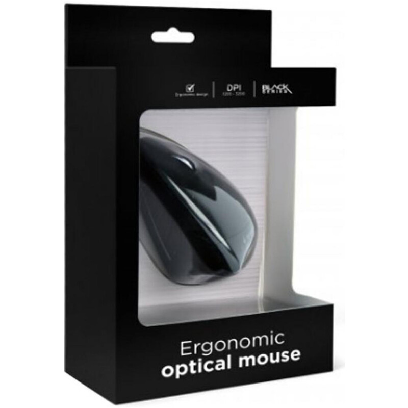 Мышь Gembird MUS-ERGO-01 Black USB