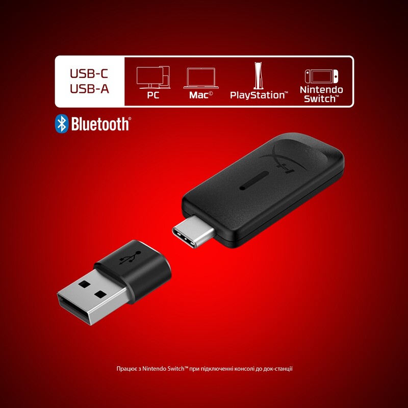 Bluetooth-гарнітура HyperX Cloud Flight 2 Wireless Black (B5VC4AA)