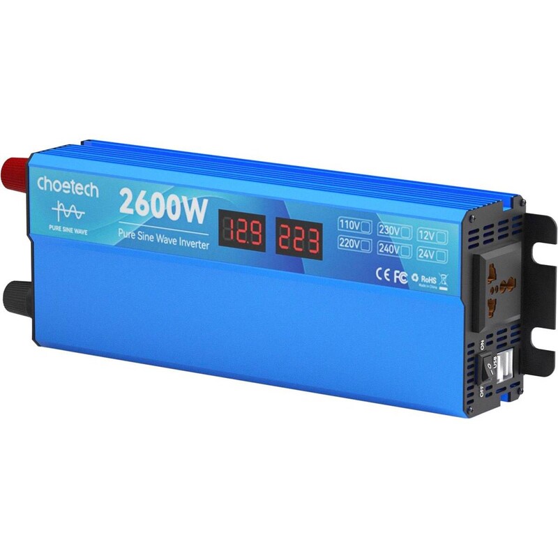 Автомобільний інвертор Choetech CJ2600Q-V2 2600W