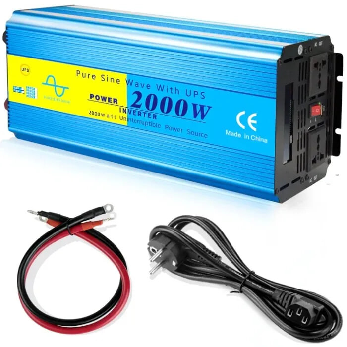 Автомобільний інвертор Choetech INV-C2000WUPS-EU 2000W