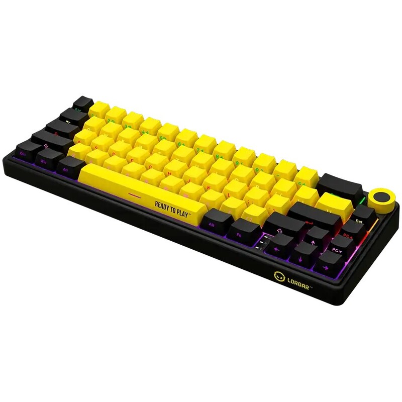 Клавиатура Lorgar Pro KBP70MW Wireless Yellow (LRG-KBP70MW-YL-US)