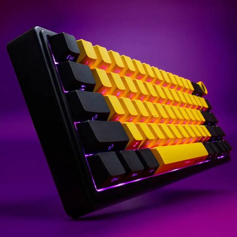 Клавиатура Lorgar Pro KBP70MW Wireless Yellow (LRG-KBP70MW-YL-US)