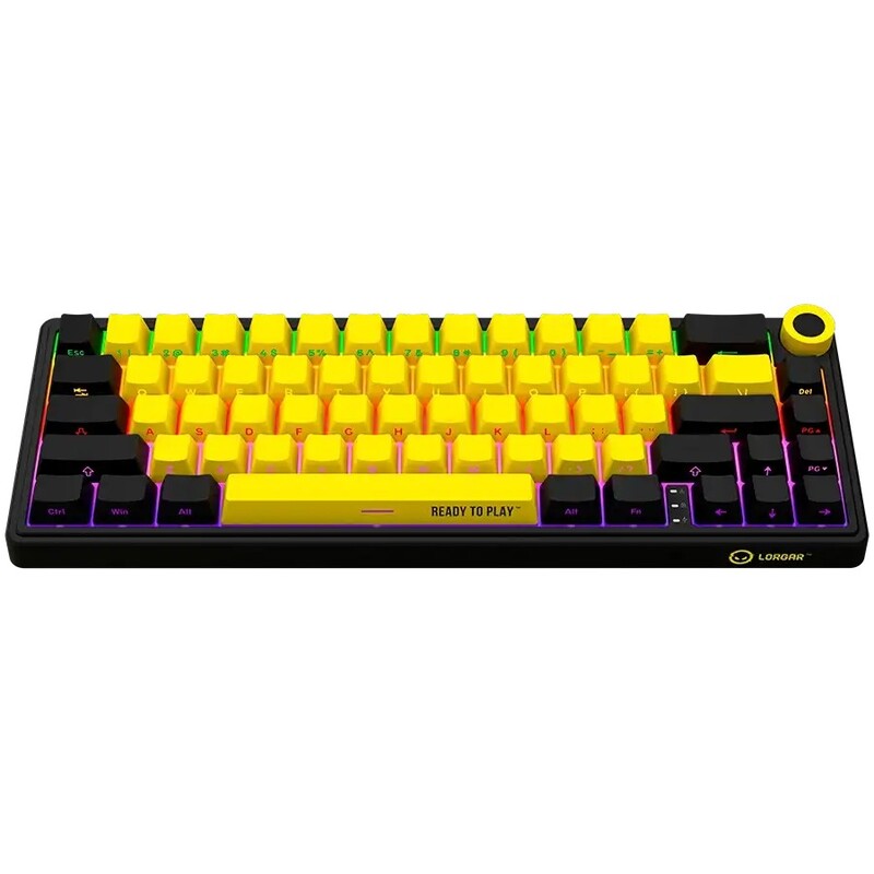 Клавиатура Lorgar Pro KBP70MW Wireless Yellow (LRG-KBP70MW-YL-US)