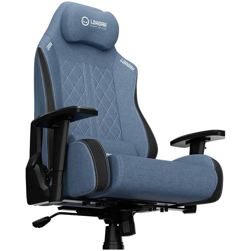 Крісло для геймерів Lorgar Pro CHA41 White/ Blue (LRG-CHA41-BL)
