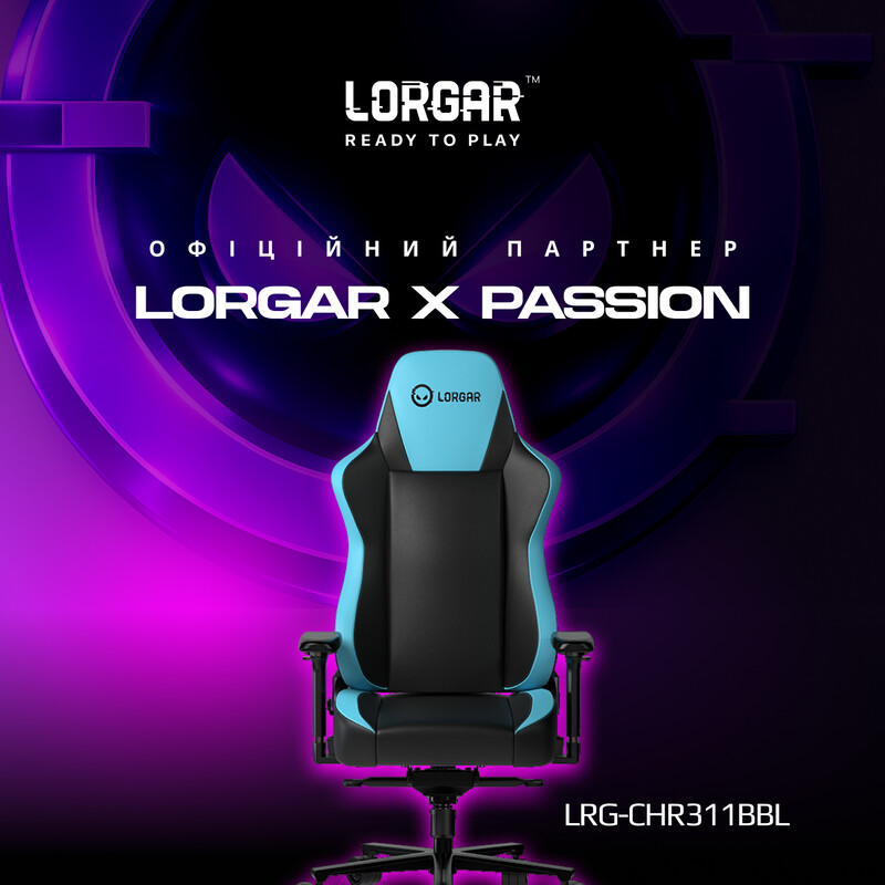 Крісло для геймерів Lorgar Base 311 Blue (LRG-CHR311BBL)