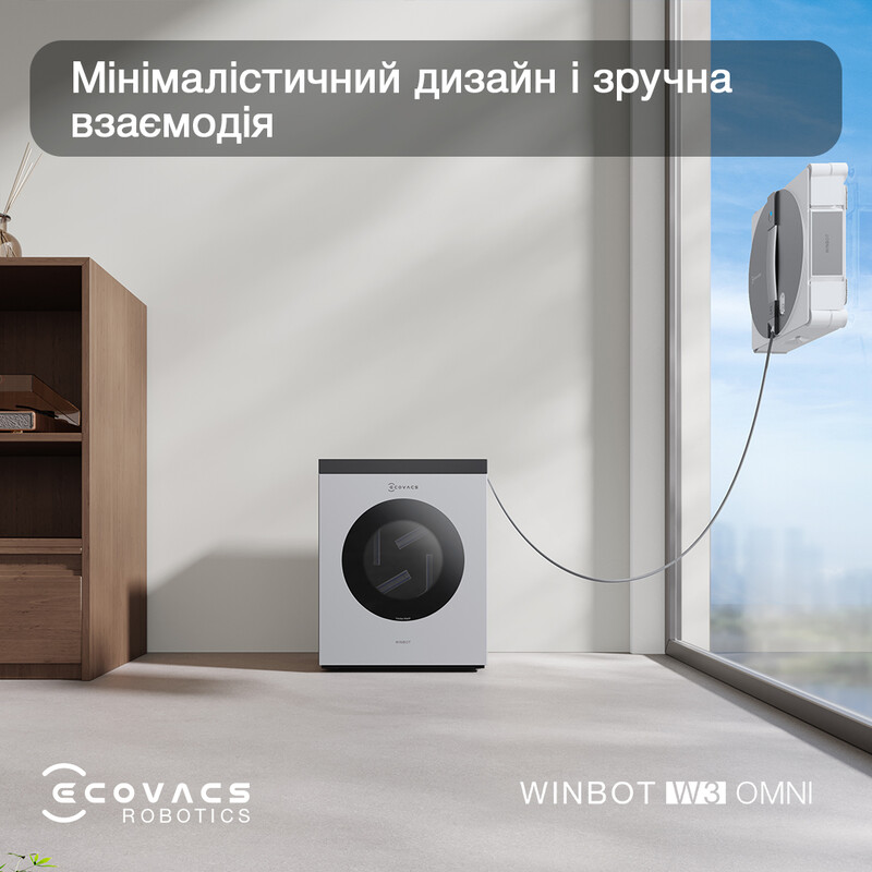 Робот для миття вікон Ecovacs Winbot W3 Omni (WG858-07)