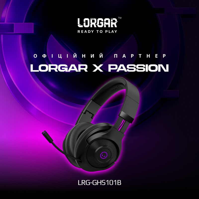 Гарнітура Lorgar Noah 702 Black (LRG-GHS702)