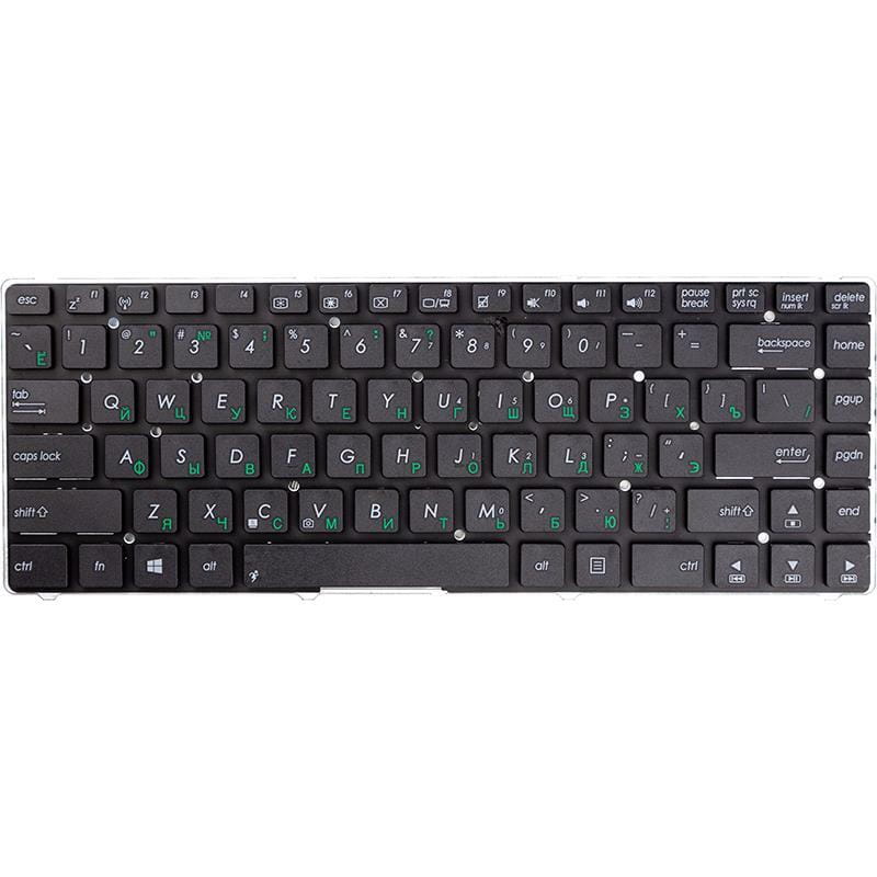 Клавіатура PowerPlant для ноутбука Asus K45, R400, N45, чорний (KB310727)