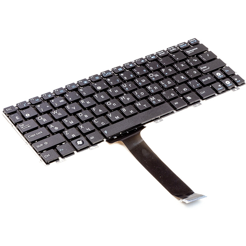 Клавиатура PowerPlant для ноутбука Asus Eee PC 1011CX, 1015BX, черный, без фрейма (KB310728)