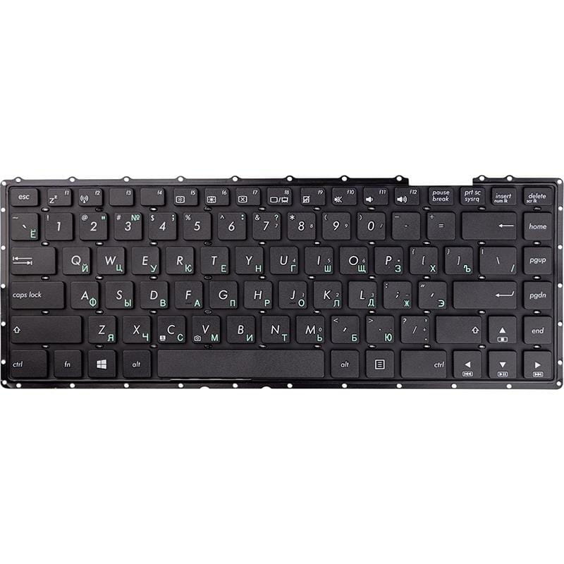 Клавіатура PowerPlant для ноутбука Asus X453, X451, чорний, без фрейма (KB310723)