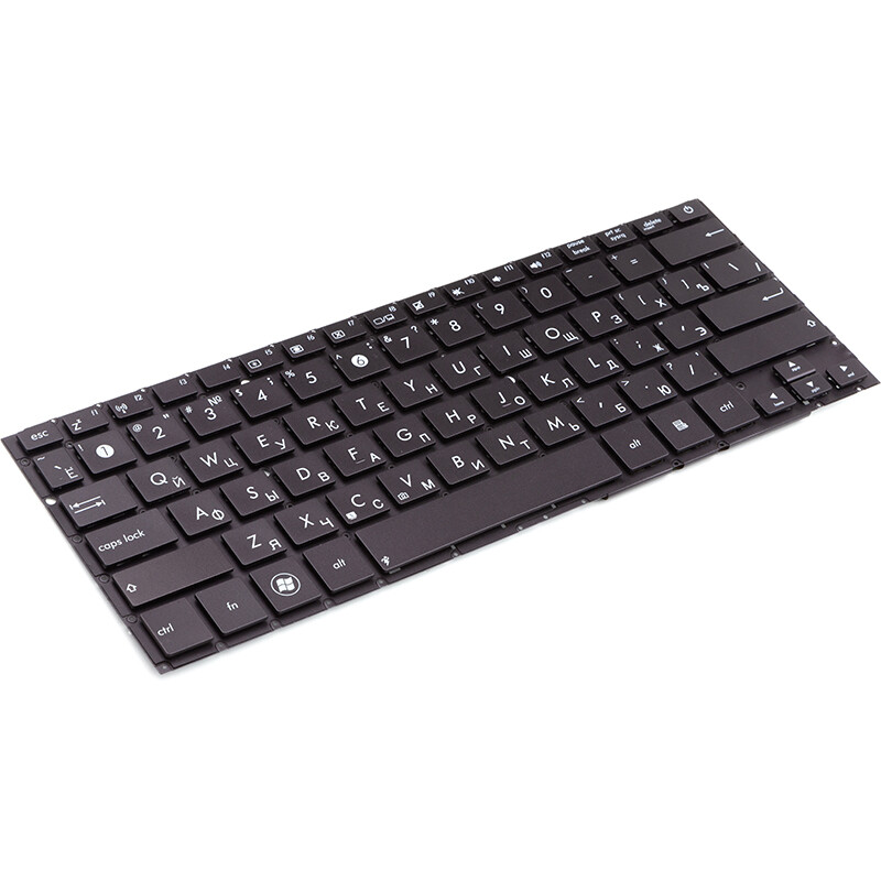 Клавиатура PowerPlant для ноутбука Asus ZenBook UX32, UX32A черный, серый фрейм (KB310821)
