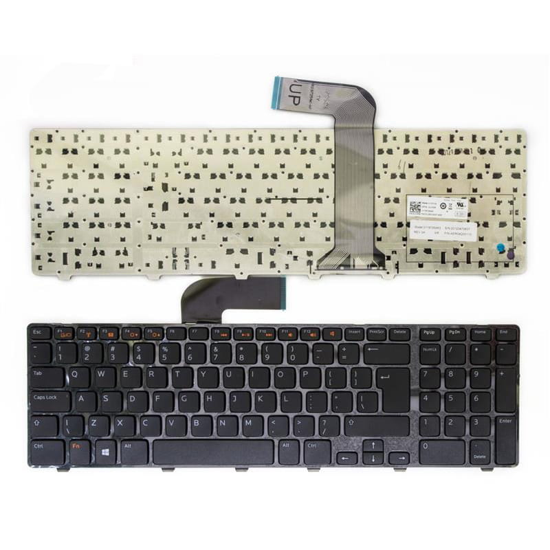 Клавиатура PowerPlant для ноутбука Dell Inspiron 17R, Vostro 3750, XPS 17 черный, черный фрейм (KB310326)