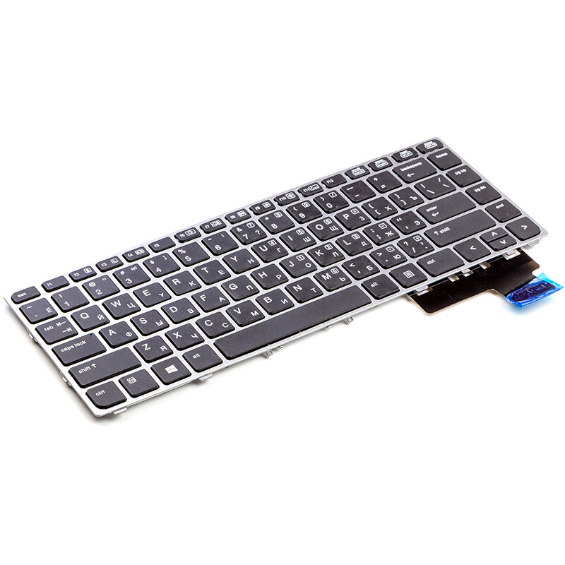 Клавиатура PowerPlant для ноутбука HP EliteBook Folio 9470, 9480M черный, серый фрейм (KB310784)