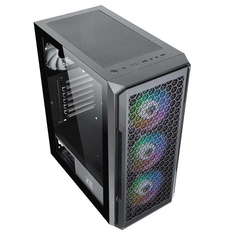 Корпус 2E Gaming Hexagon Black (2E-G338) без БП