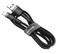 Фото - Кабель Baseus Cafule USB-Lightning, 1м Black-Grey (CALKLF-BG1) | click.ua