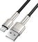 Фото - Кабель Baseus Cafule Metal USB-Lightning, 2м Black (CALJK-B01) | click.ua