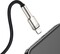 Фото - Кабель Baseus Cafule Metal USB-Lightning, 2м Black (CALJK-B01) | click.ua