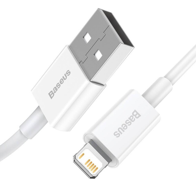 Кабель Baseus Superior Fast Charging USB-Lightning, 1м White (CALYS-A02)