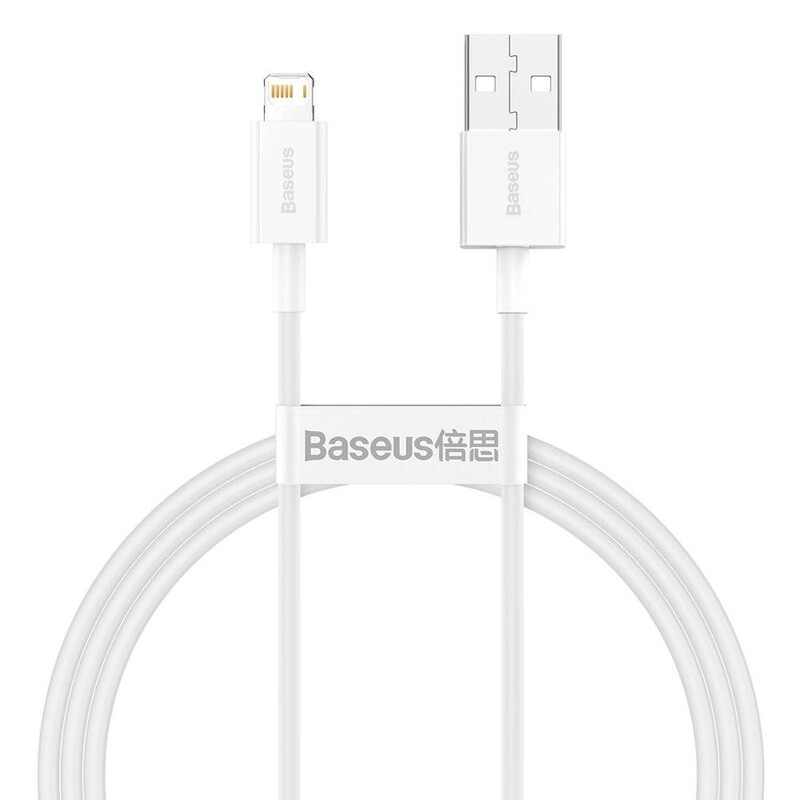 Кабель Baseus Superior Fast Charging USB-Lightning, 1м White (CALYS-A02)