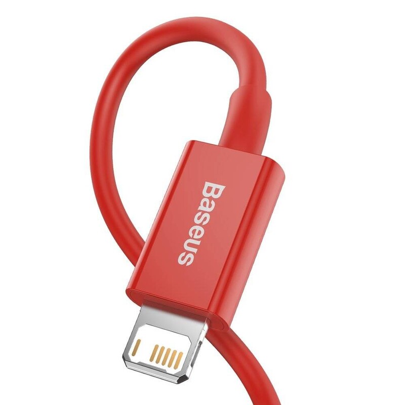 Кабель Baseus Superior Fast Charging USB-Lightning, 1м Red (CALYS-A09)