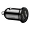 Фото - Автомобільний зарядний пристрій Baseus Grain Pro (2USB, 4.8A) Black (CCALLP-01) | click.ua