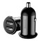 Фото - Автомобільний зарядний пристрій Baseus Grain Pro (2USB, 4.8A) Black (CCALLP-01) | click.ua