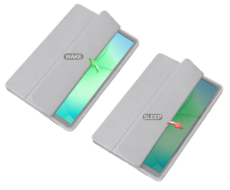 Чeхол-книжка BeCover Soft Edge с креплением для стилуса для Samsung Galaxy Tab S10 Lite SM-X400/406 10.9" Gray (715766)