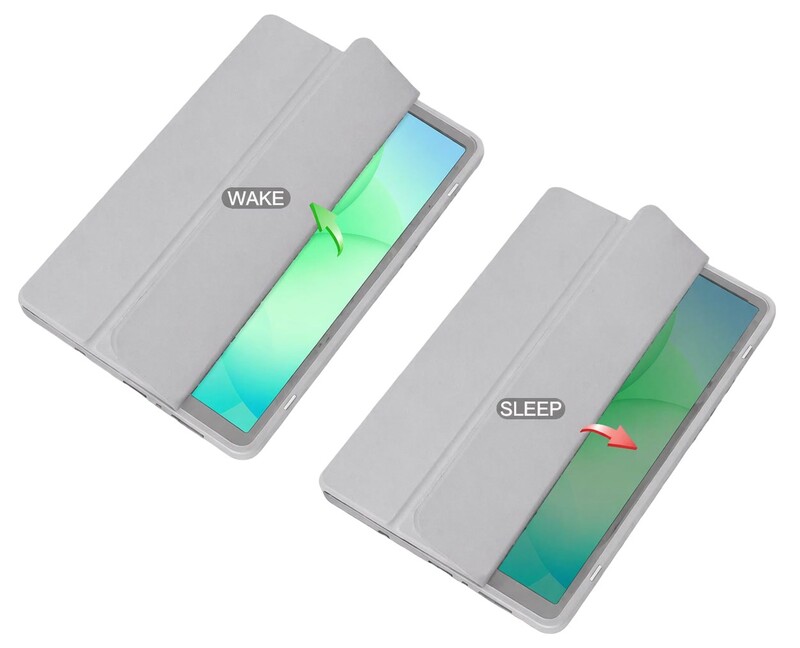 Чохол-книжка BeCover Soft Edge з кріпленням для стілусу для Samsung Galaxy Tab S10 FE (SM-X520/SM-X526) 10.9" Gray (715770)