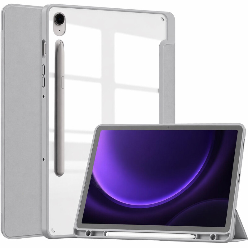 Чохол-книжка BeCover Soft Edge з кріпленням для стілусу для Samsung Galaxy Tab S10 FE (SM-X520/SM-X526) 10.9" Gray (715770)