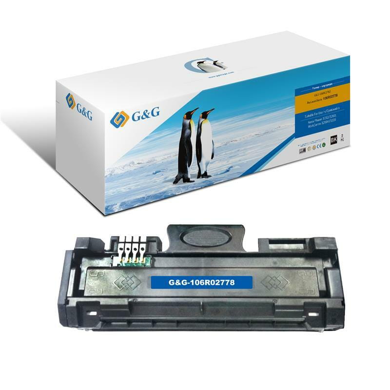 Картридж G&G (G&G-106R02782) Xerox PH3052/3260/WC3215/3225 Black (106R02782) Dual Pack