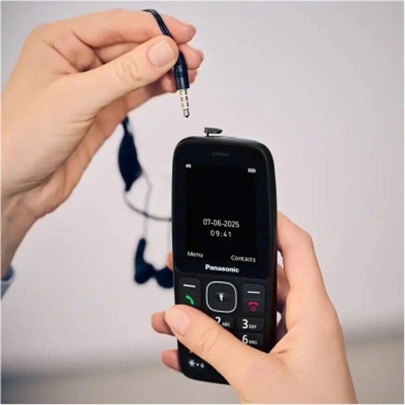 Мобiльний телефон Panasonic KX-TF400 Black (KX-TF400EXB)