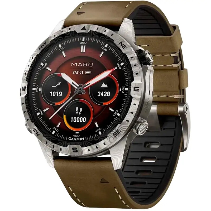 Смарт-часы Garmin Marq Adventurer Gen 2 Silver/Brown (010-03393-31)