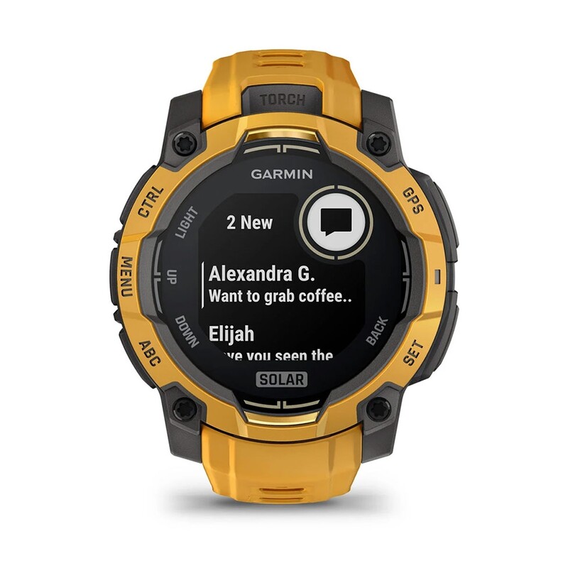 Смарт-годинник Garmin Instinct 3 Sunburst/Gray (010-02934-02)