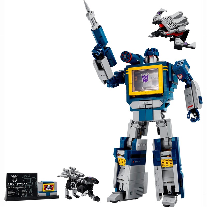 Конструктор LEGO Icons Transformers: Саундвейв (10358)
